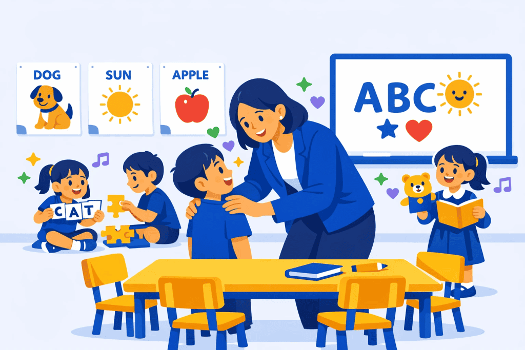 مدرس زبان؛ معمارِ دنیایِ ذهنیِ کودکِ شما