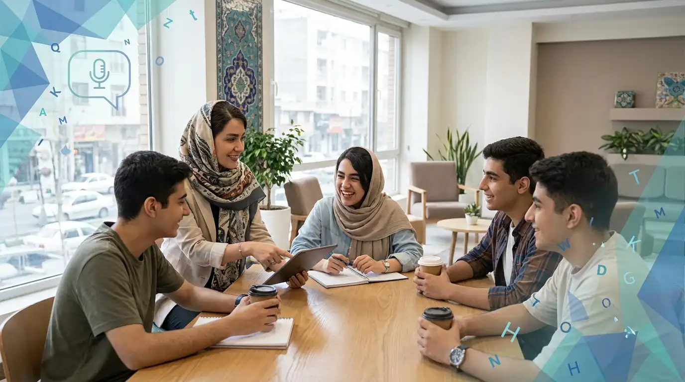 کودکان در حال یادگیری زبان