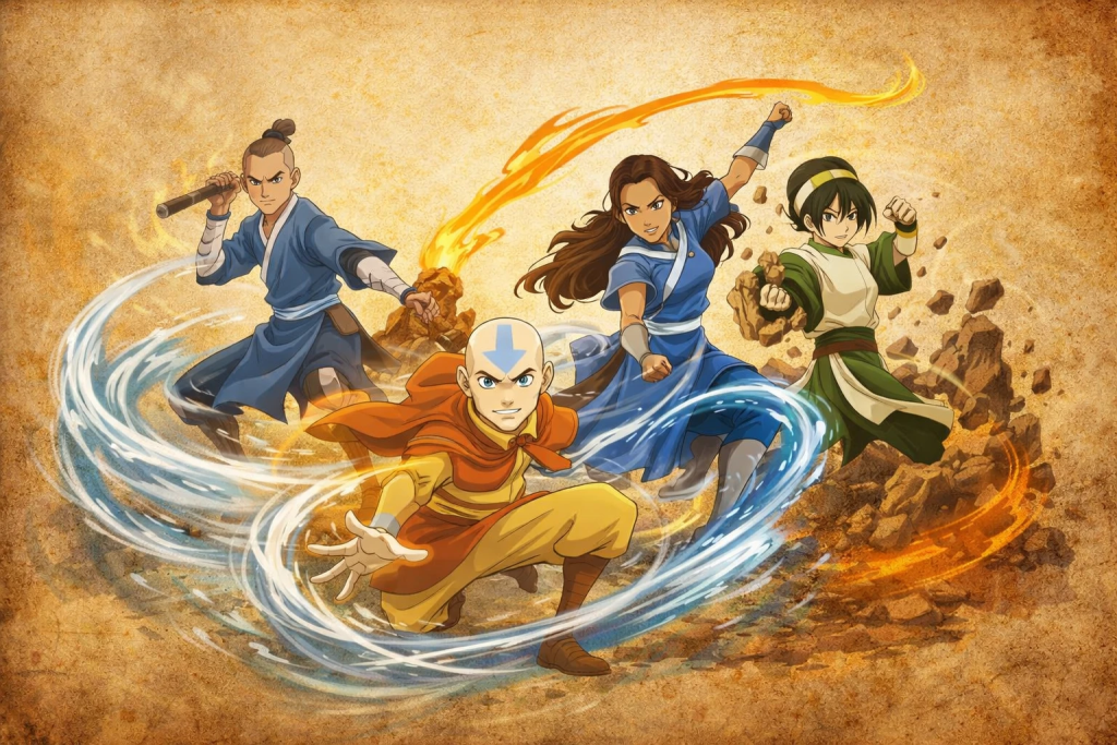 معرفی انیمیشن the last airbender) Avatar)