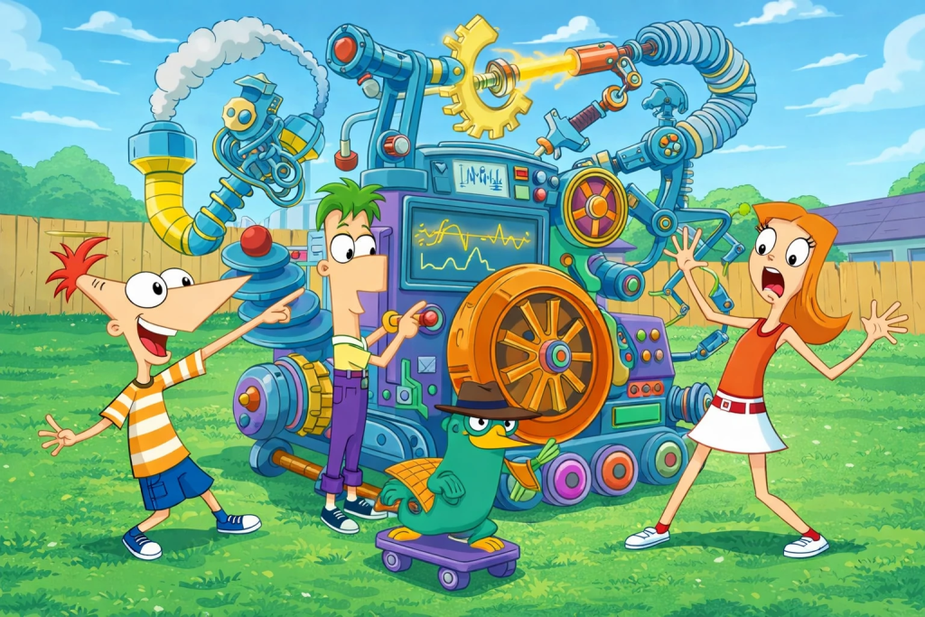 معرفی انیمیشن phineas and ferb
